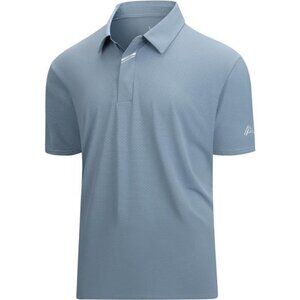 Golf Shirts for Men Moisture Wicking Short Sleeve Performance